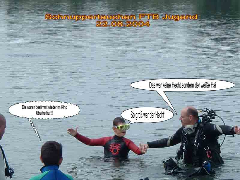 weitere Bilder Jugendtauchen 2004